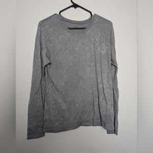 Lululemon Swiftly Breathe Gray Long Sleeve Top